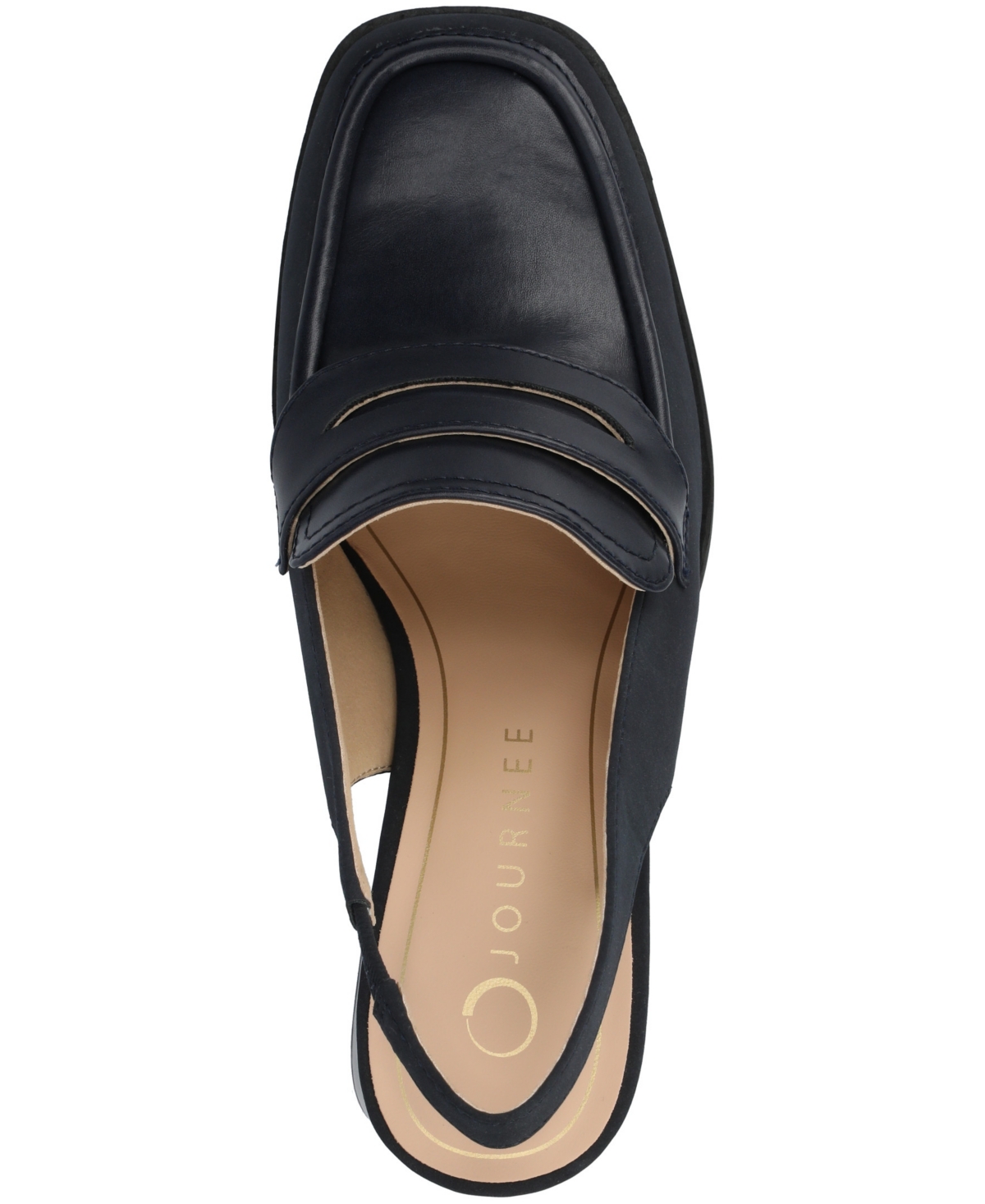 Journee Collection Women's Henrika Square Toe Pumps In Blue
