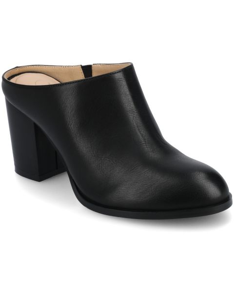 Женские сабо Journee Collection Kendra Block Heel, цвет: Чёрный
