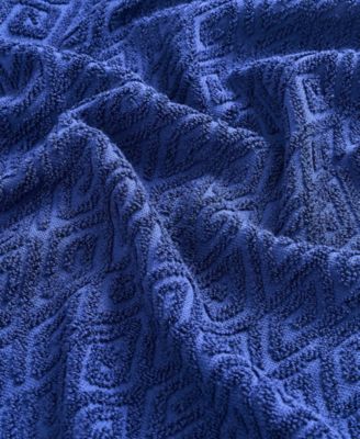 Maze Solid Texture Cotton Bath Towel, 54" x 32"