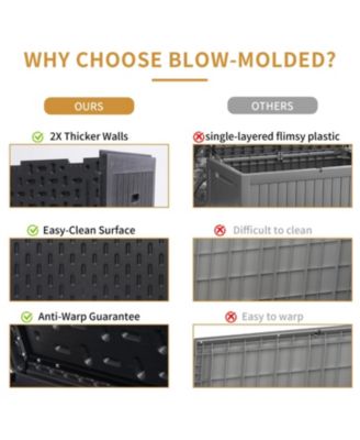 260 Gallon Outdoor Deck Box - Waterproof & Lockable