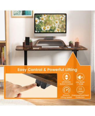 Electric Standing Desk Adjustable Stand up Computer Desk Anti-collision