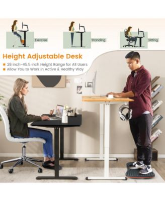 Electric Standing Desk Adjustable Stand up Computer Desk Anti-collision