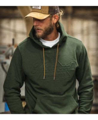Men's Heavyweight Embossed Logo Pullover Hoodie