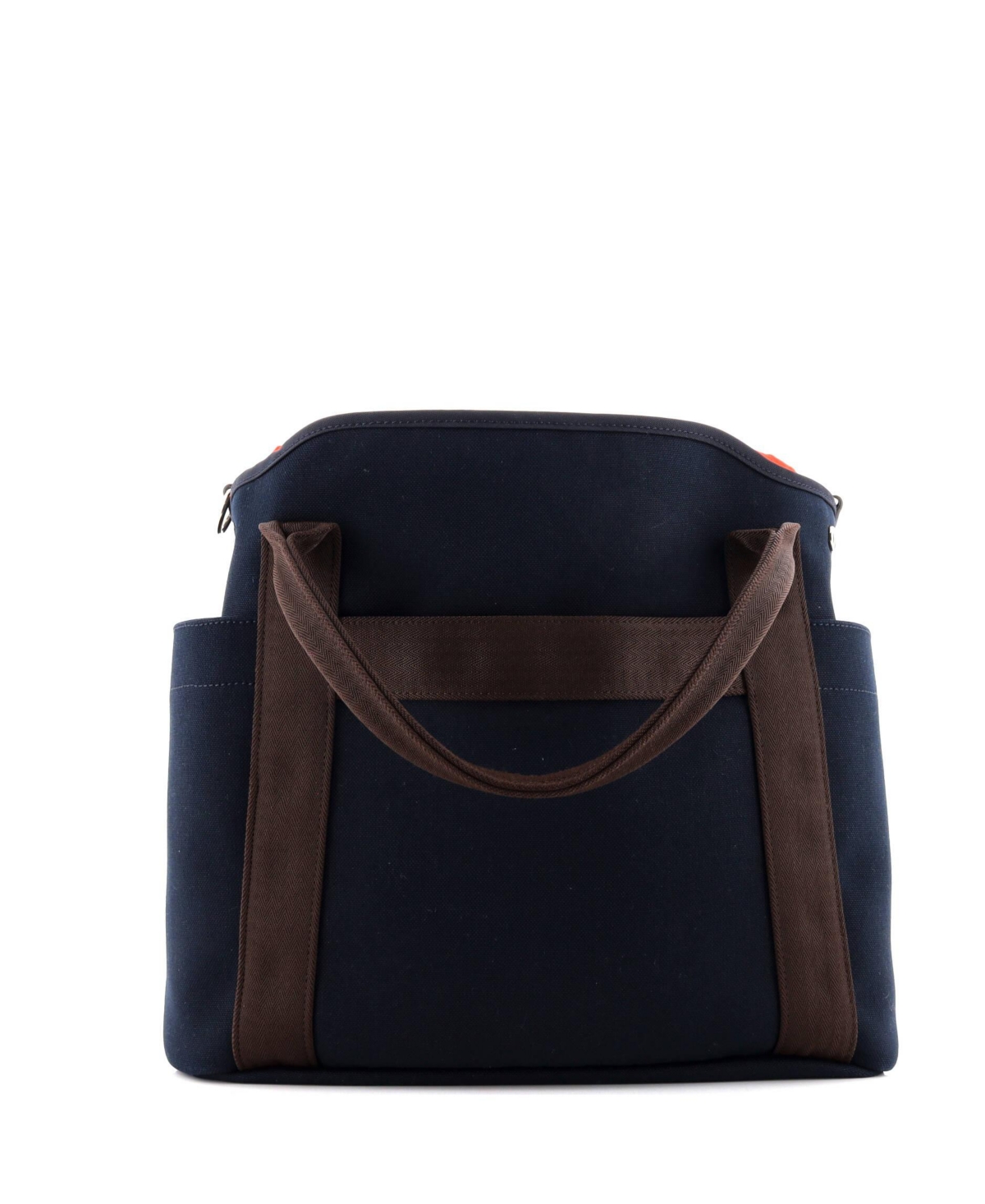 Pre-Owned HERMES Sac De Pansage Groom Handbag Canvas