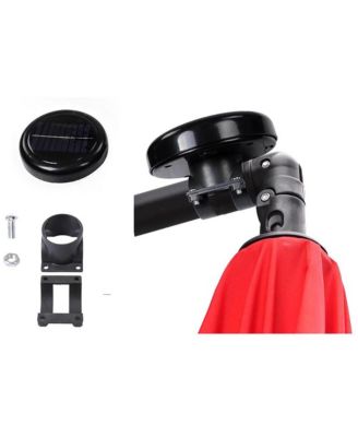 40 LED Solar String Light Warm White for 9ft 8-Rib Outdoor Patio Offset Aluminum Umbrella