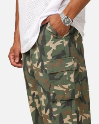 Men's Tactical Baggy Cargo Pants, Beige/Khaki, 30