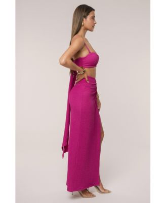 Women's Deidra Draped Skirt Set