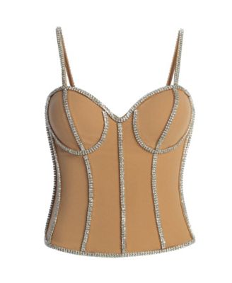 Women's Illusions Rhinestone Corset