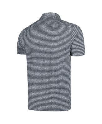 Men's Charcoal TOUR Championship Go-To Striped Tri-Blend AEROREADY Golf Polo Shirt