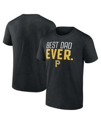 Fanatics Mto Label - Men's Black Pittsburgh Pirates Best Dad Ever T-Shirt
