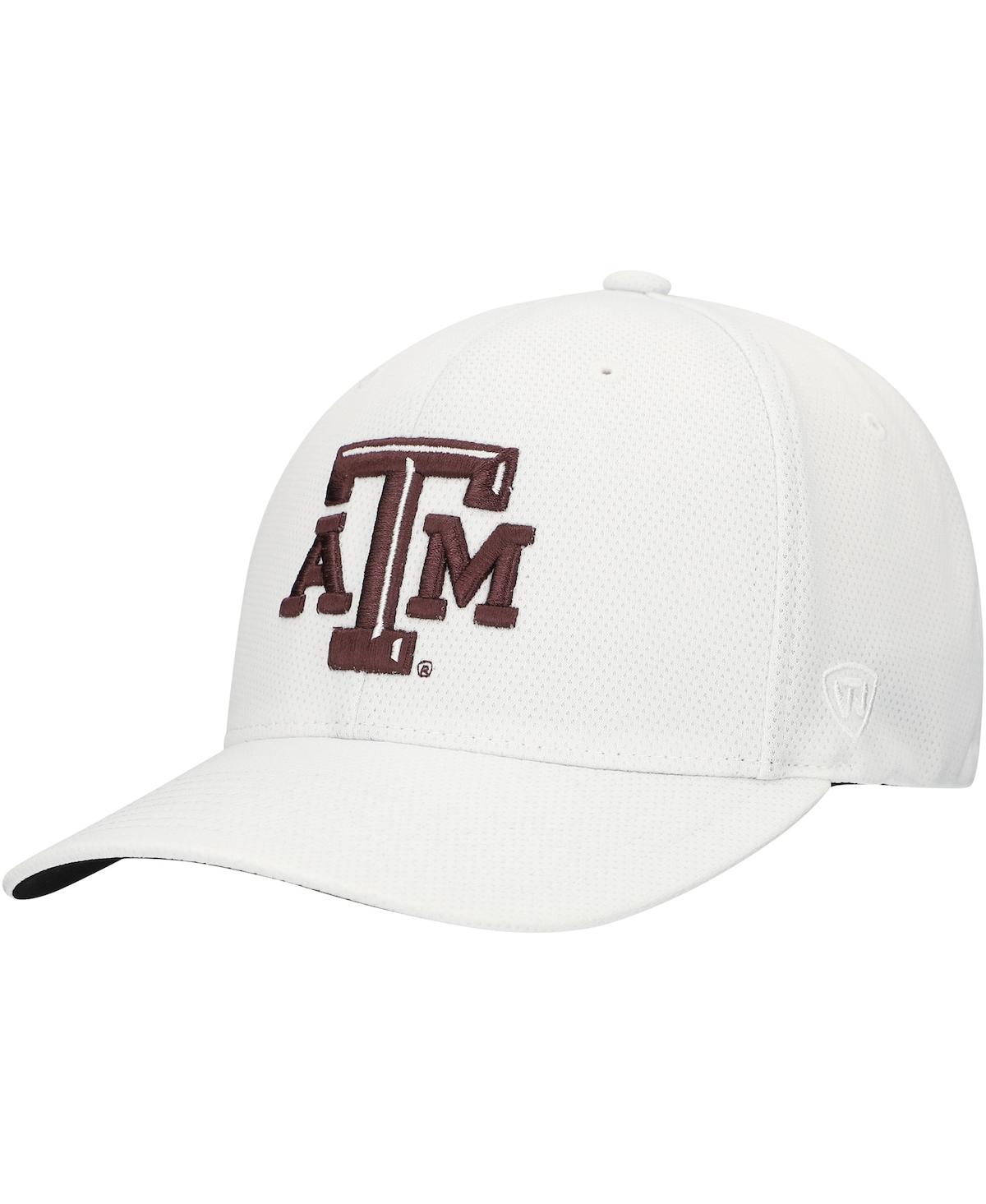Top Of The World Men's White Texas A&m Aggies Reflex Performance Flex Hat