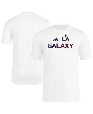 adidas - Men's White LA Galaxy 2025 Jersey Hook AEROREADY T-Shirt