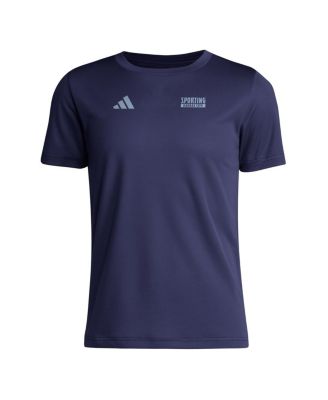 Big Boys and Girls Navy Sporting Kansas City Local Wrap T-Shirt