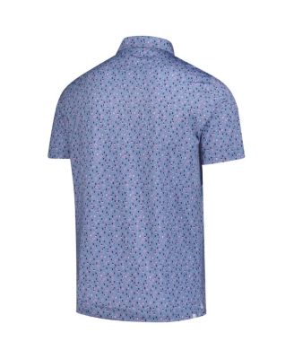 Men's Blue Arnold Palmer Invitational Tea Time MATTR Polo Shirt