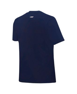 Women's Navy Houston Astros Rhinestone Slim Fit T-Shirt