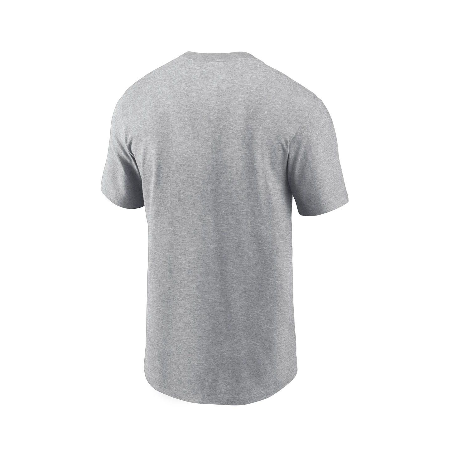 Мужская футболка Nike Heather Gray LSU Tigers Local Song — фото 3