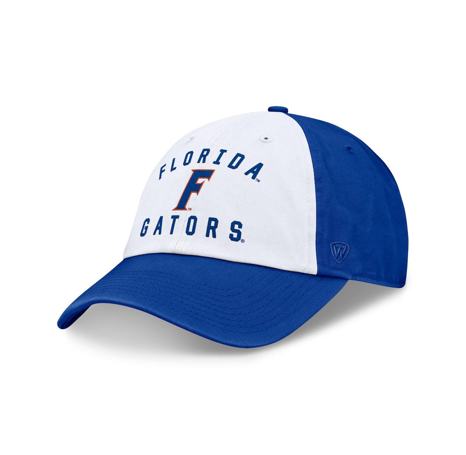 Men's White/Royal Florida Gators Heritage Weston Adjustable Hat