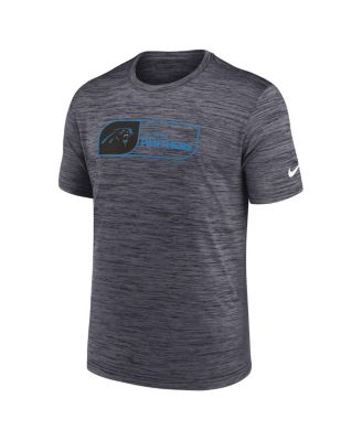 Men's Black Carolina Panthers Velocity Jock Tag Performance T-Shirt