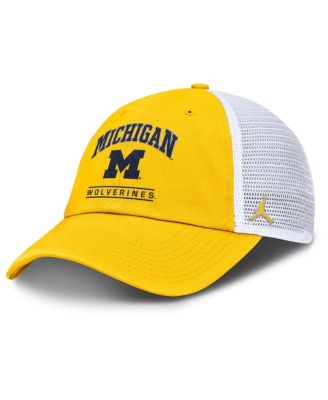 Jordan - Men's Maize/White Michigan Wolverines Club Trucker Adjustable Hat