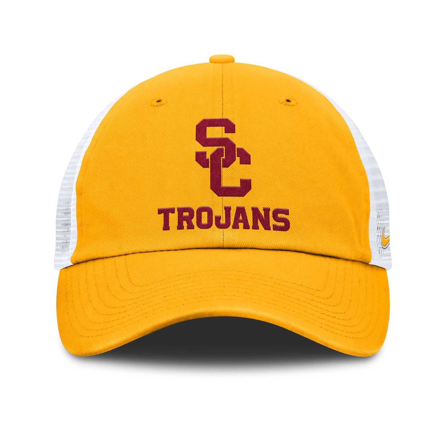 Men's Gold USC Trojans Club Trucker Adjustable Hat