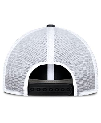 Men's Black/White Nashville Predators Averie Trucker Adjustable Hat