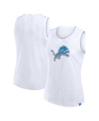Fanatics - Women's White Detroit Lions Slub Tank Top