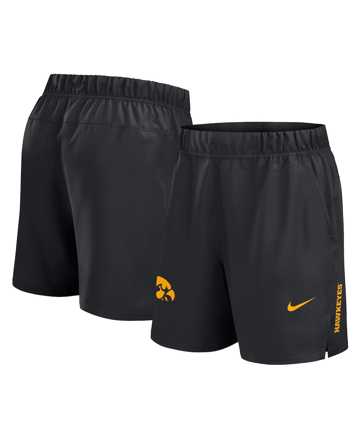 Nike Men's Black Iowa Hawkeyes Primetime Woven Victory Performance Shorts - Black
