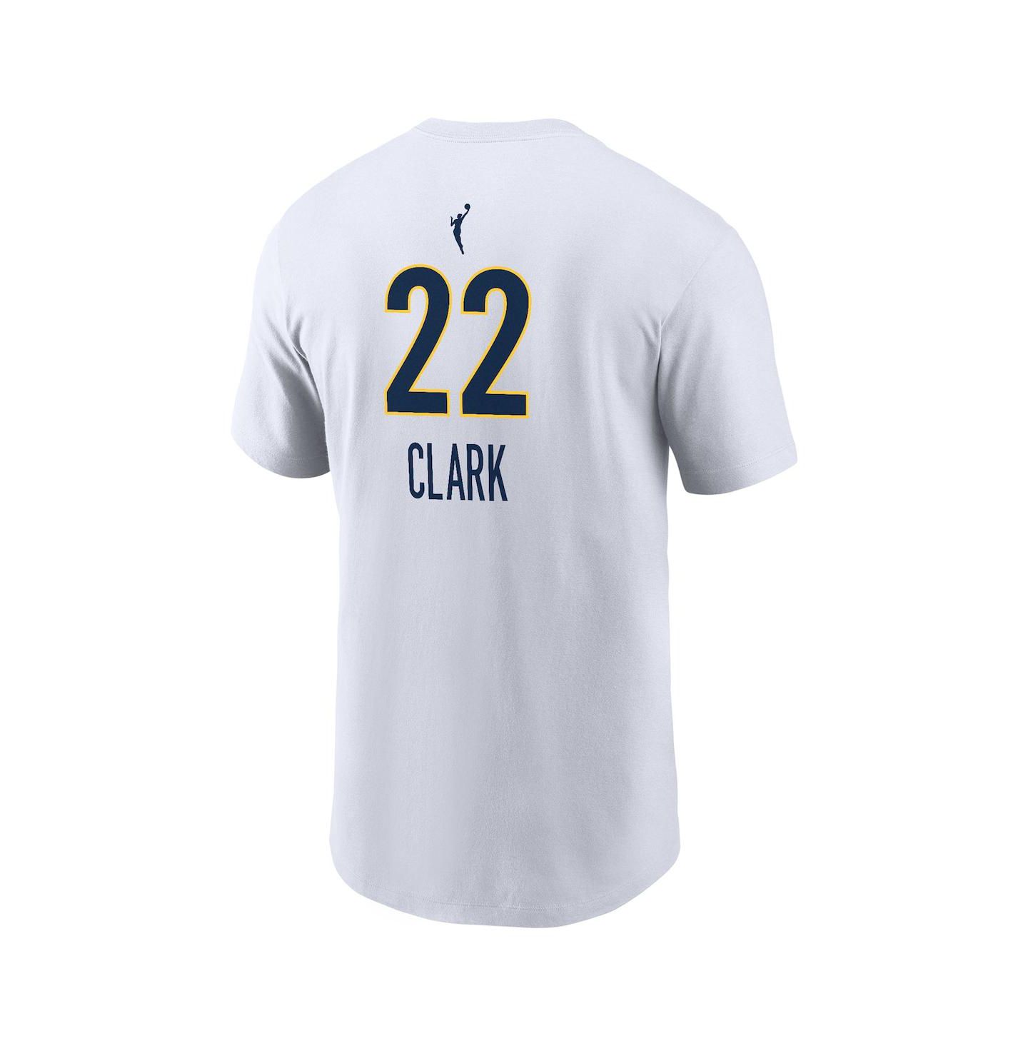 Мужская футболка Nike Caitlin Clark White Indiana Fever Heroine Edition Name & Number — фото 3