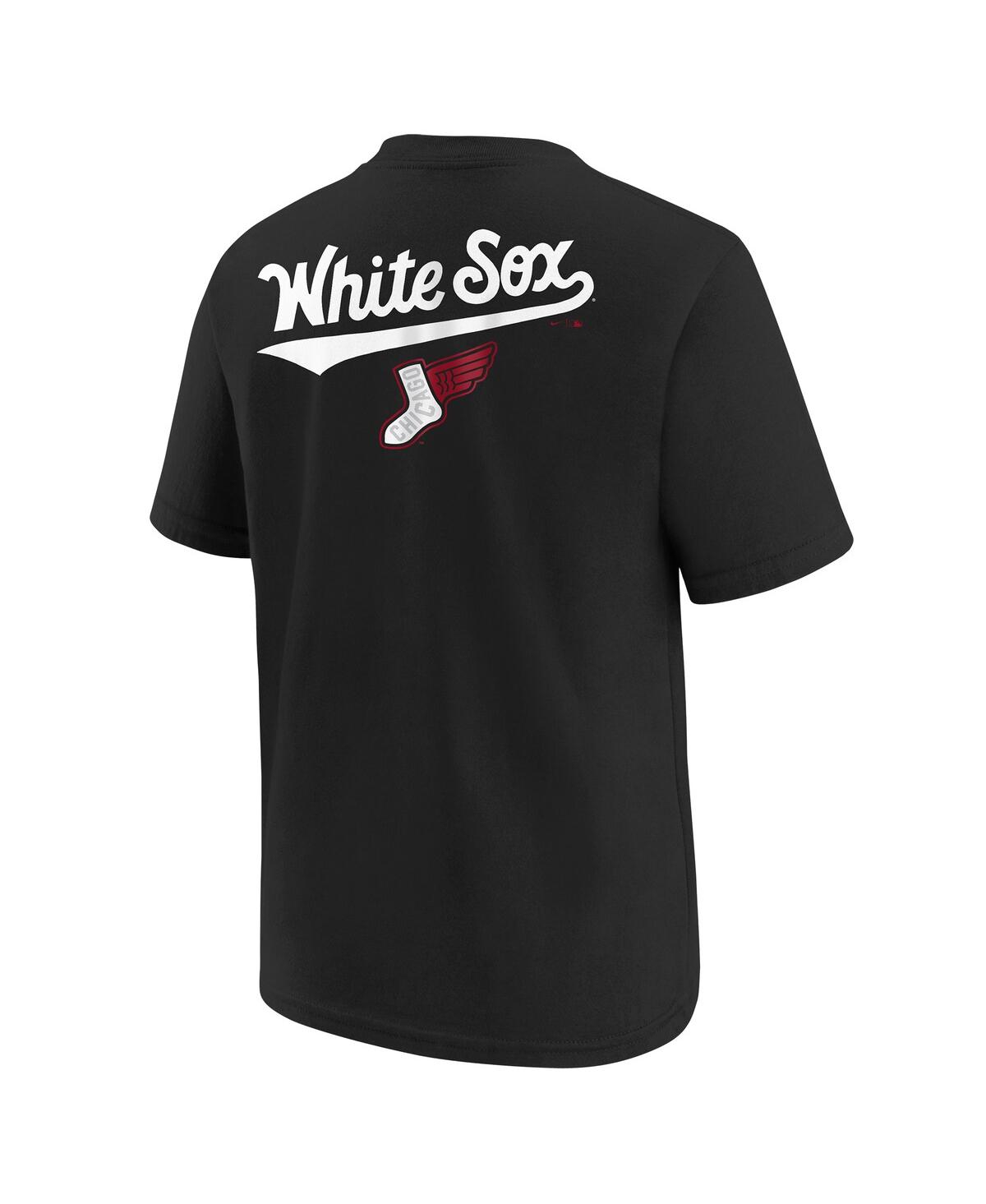 Nike Big Boys And Girls Black Chicago White Sox 2025 City Connect T-shirt