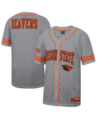 Colosseum - Men's Gray Oregon State Beavers Free Spirited Baseball Jersey
