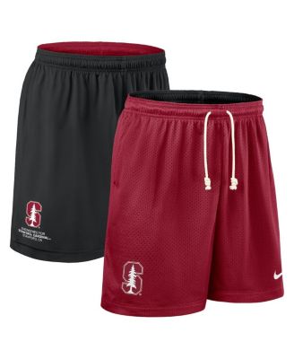 Nike - Men's Cardinal/Black Stanford Cardinal 2025 Sideline Reversible Performance Shorts
