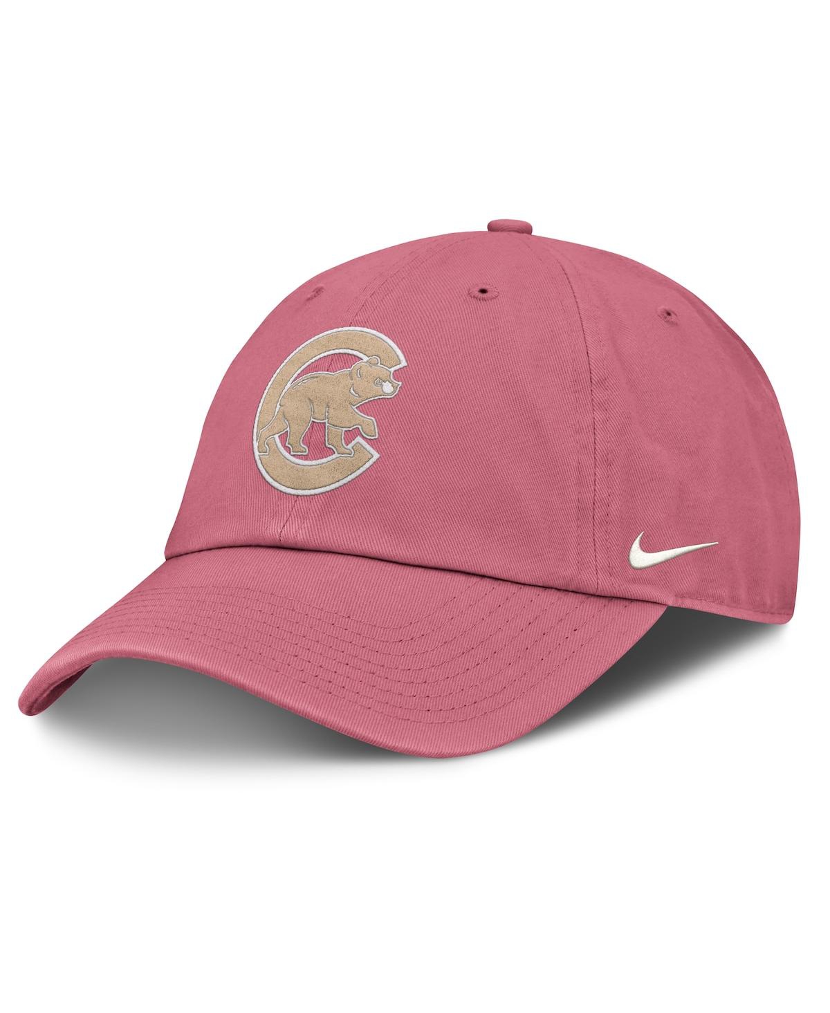 Nike Men's And Women's Pink Chicago Cubs Club Adjustable Hat