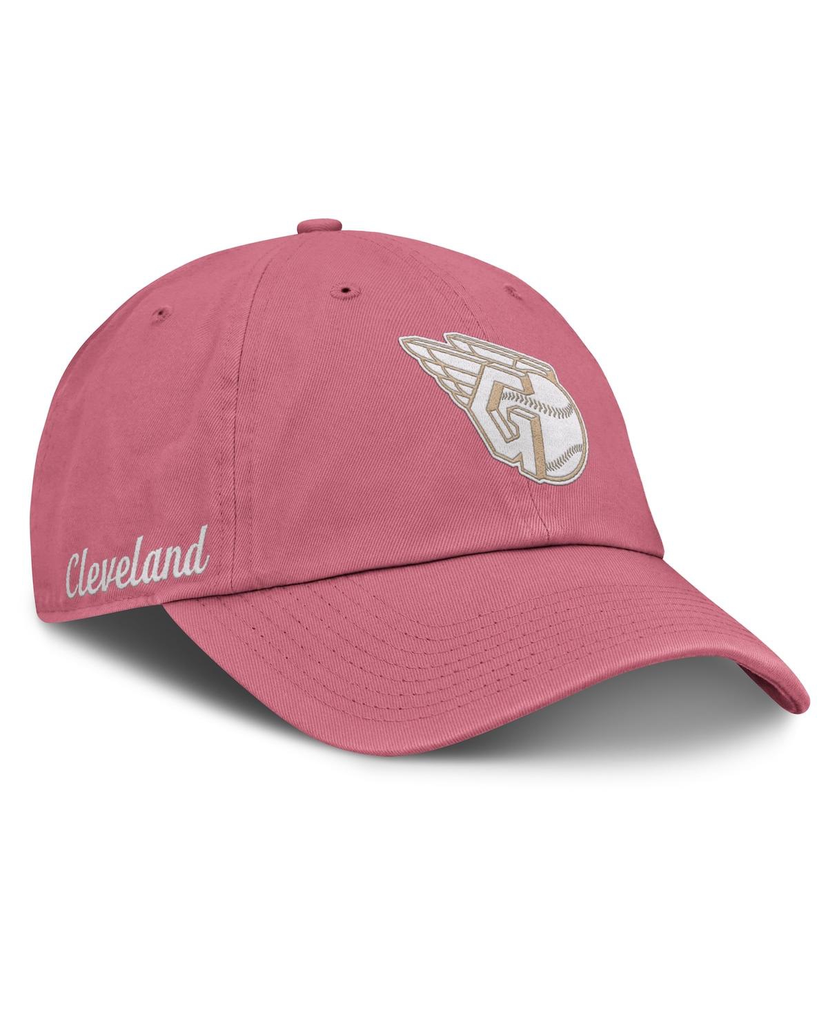 Nike Men's And Women's Pink Cleveland Guardians Club Adjustable Hat