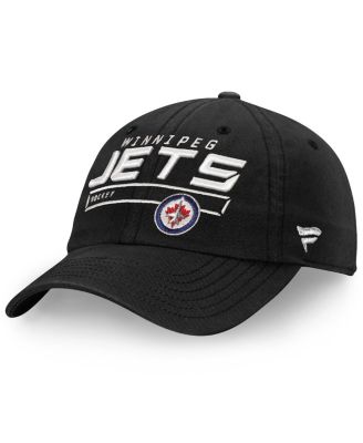 Fanatics - Men's&nbsp;Black Winnipeg Jets Authentic Pro Rinkside Fundamental Adjustable Hat