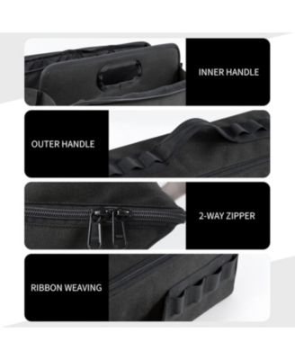 Folding Tool Bag, Multifunctional Tool Storage Bag, Zippered Duffel Bag, Water Repellent Tool Origanizer