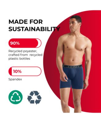 3-Pack Active Microfiber 5" Boxer Briefs