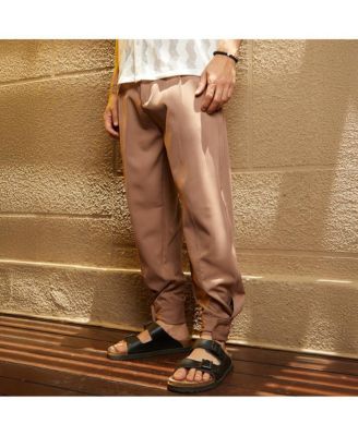 Men's Tan Brown Panelled Gurkha Trousers