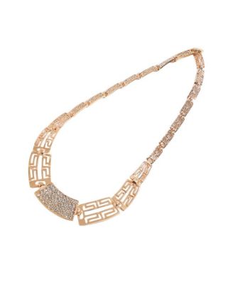 Gold-Plated Stones Jewellery Set