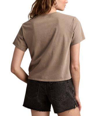 Women's Rolling Stones Patch Cotton T-Shirt