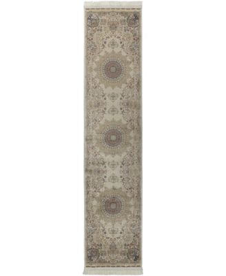 Majestic Elegance Tabriz 2'3" x 10' Runner Area Rug