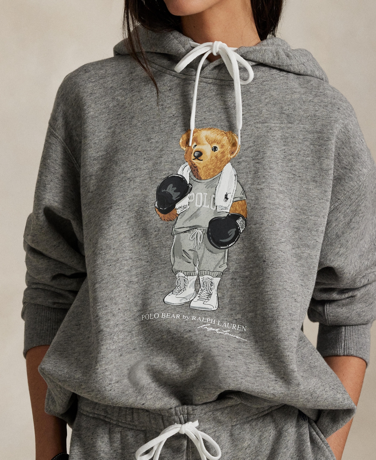 Polo Ralph Lauren Polo Bear Embroidered Fleece Graphic Hoodie