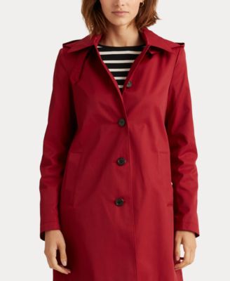 Womens Hooded A-Line Raincoat