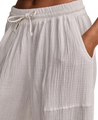 Women's Cotton Gauze Drawstring Pants