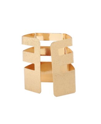 -Plated Handcuff Bracelet