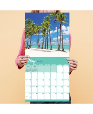 2026 Tropical Beaches Wall Calendar