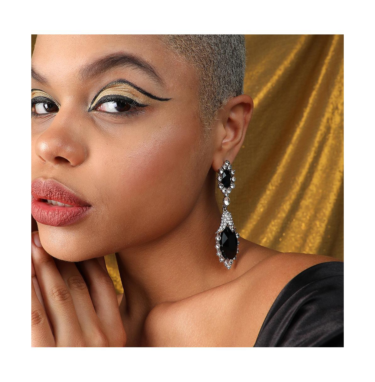 Sohi Silver-plated Drop Earrings