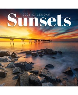 2026 Sunsets Wall Calendar