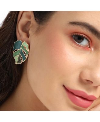 Leaf Stud Earrings