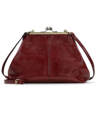 Medium Sofia Kisslock Leather Bag