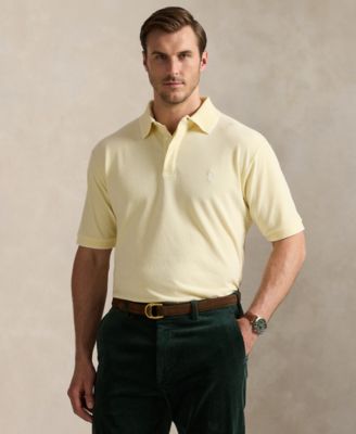 Men's Big & Tall Stretch Oxford Mesh Polo Shirt